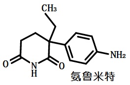 氨魯米特的結(jié)構(gòu)式